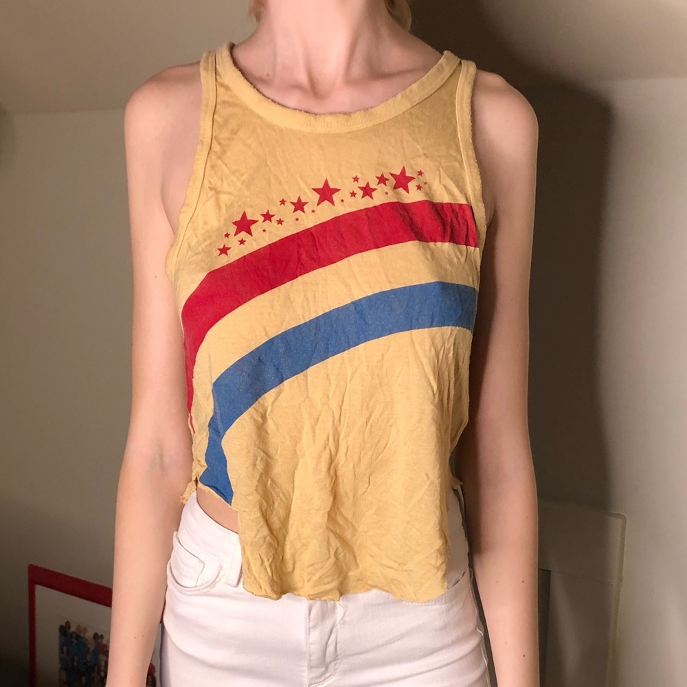 70s style rainbow tank